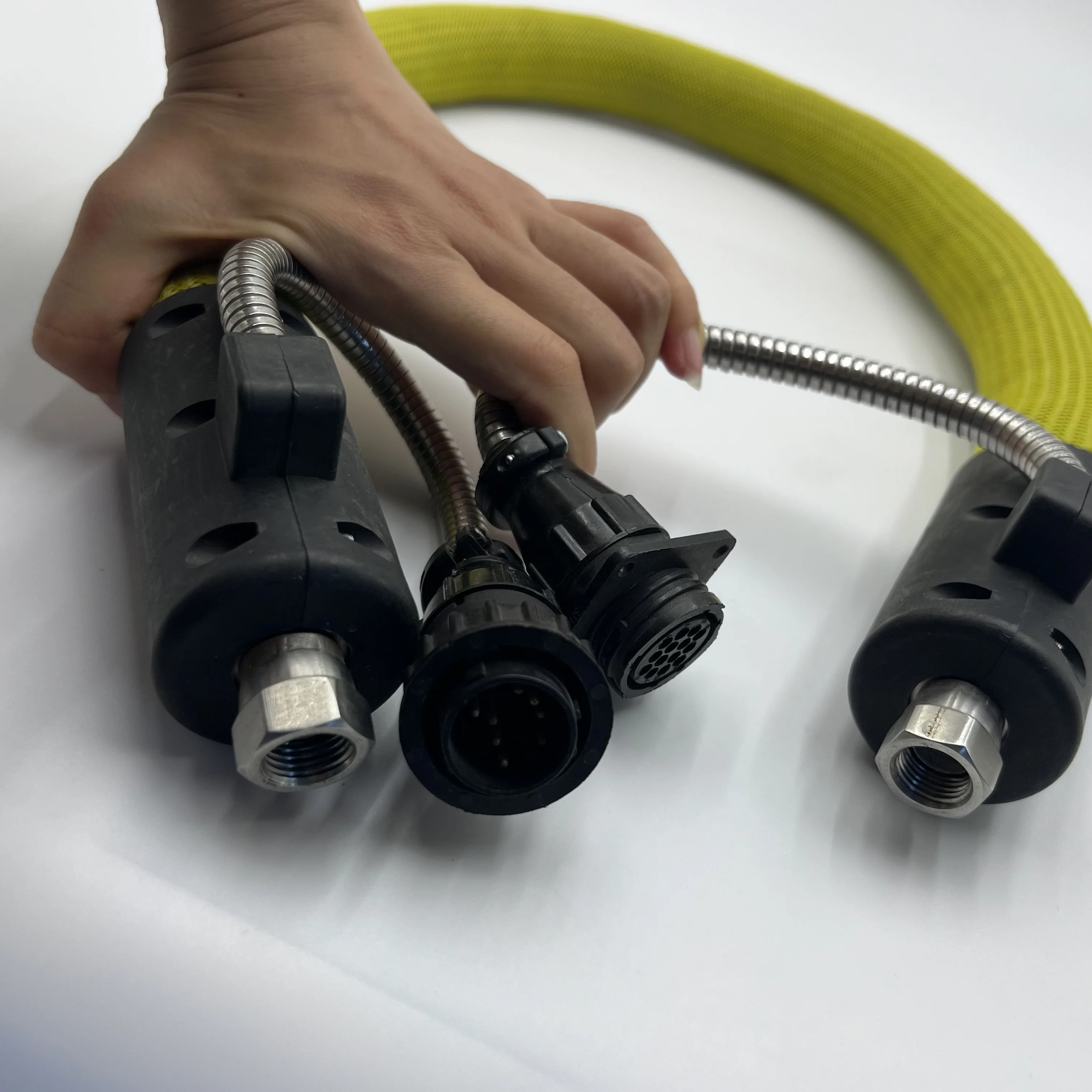 Custom Made High Pressure Rubber Hot Melt Glue Machine  Problue Hose Replacement PT100 Ni120 Sensor Tube 1.8 Cutting