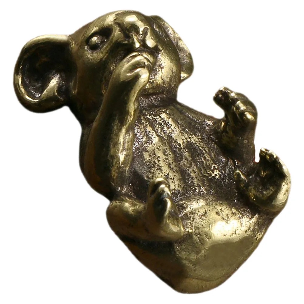 

Brass Home Ornament Office Koala Ornament Office Decoration Koala Adornment Vintage Sculpture Exquisite Craft Gift