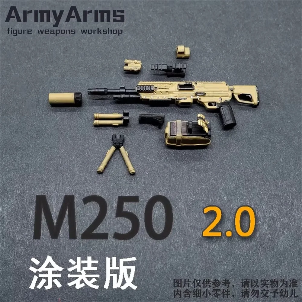 Snail ArmyArms 1/50 Doll Soldier M250 2.0 Version Weapons Gun Not Launch Equipment Gift Action Figure Model Toy In Stock