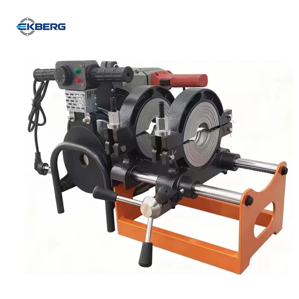 Jinquan Manual HDPE Pipe Butt Fusion Welder 15-250mm Hand PE Thermofusion Welding Machine 220V
