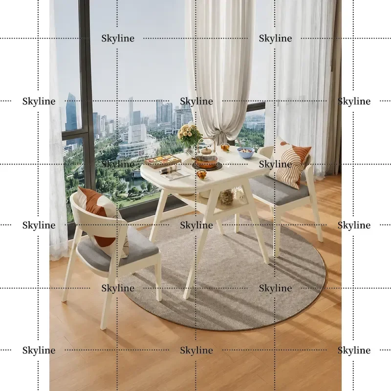 for Model Balcony Electric Ceramic Stove Small Tea Table Solid Wood Multi-functional Coffee Table High-end Enclosure Stove