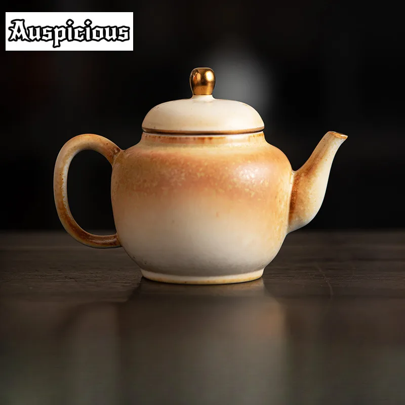 170ml Stoneware Teapot Single Teapot Entirely Handmade Creative Vintage Household Tea Set Traditional Kettle Chinese Teaset Gift