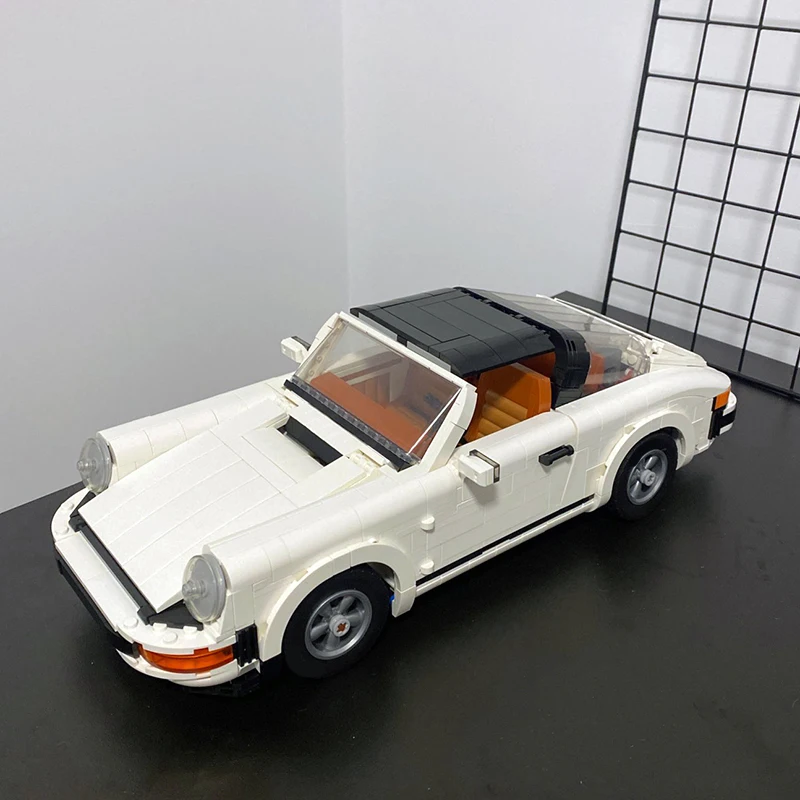 

Technical Classic Retro Racing Car High-Tech Building Blocks Model Roadster 2in1 Vehicle Assemble Bricks Toys Gift For Kid Boy