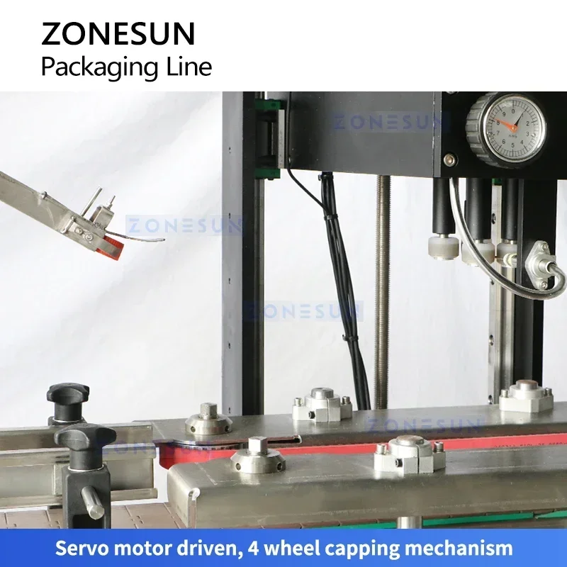 Zonesun produits chimiques ligne de production d'emballage de liquide corrosif remplissage capsulage et étiqueteuse ZS-FAL180F6