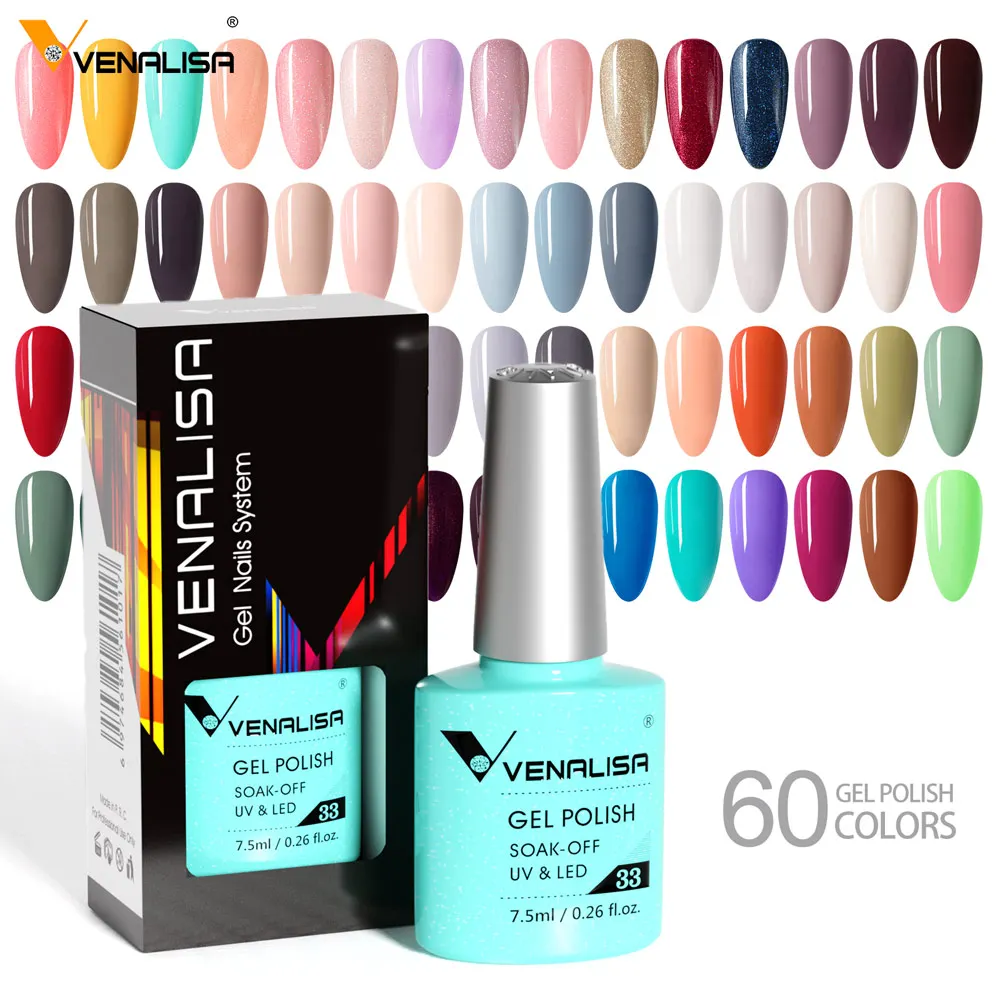 Venalisa Nagel-Gel-Nagellack, reines Farbgel, super wunderschöne Nagel-Maniküre, semi-permanent, Soak Off UV-LED, CANNI Nagelgel-Lack