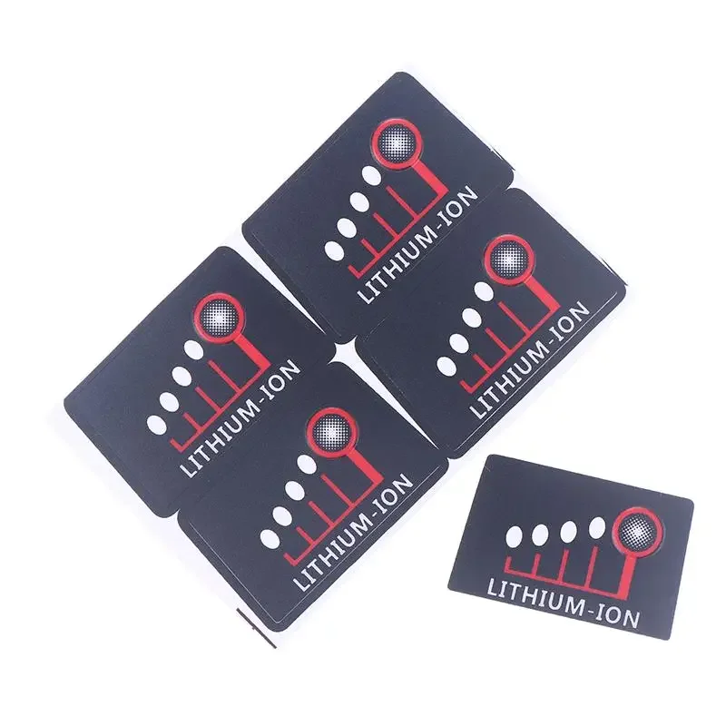 Black For M18 Lithium Battery LED Power Display Stickers LED Key Label For 18V 48-11-1815 Li-ion Battery Pack