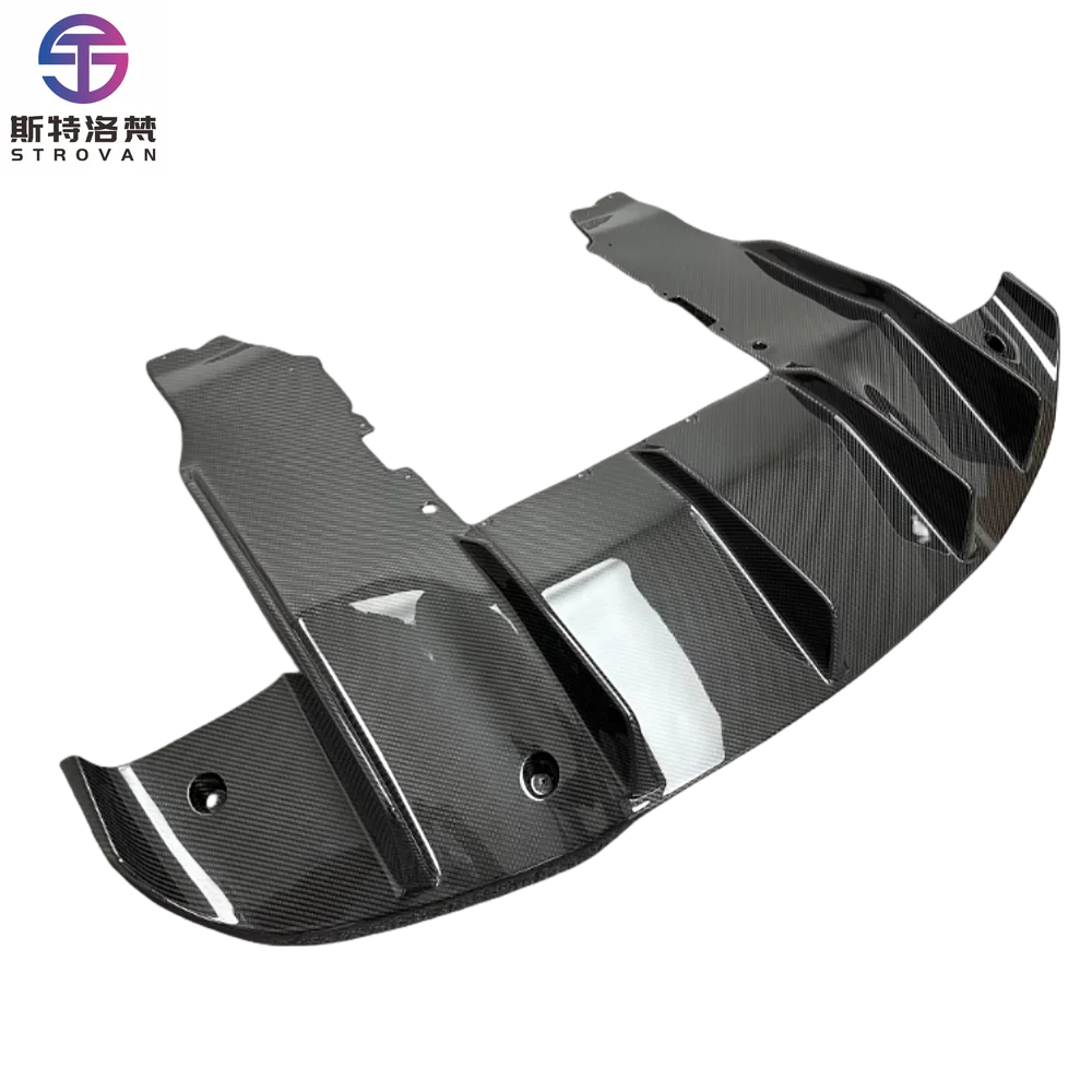 

STLF Suitable for Upgrading McLarens 720S to R-type Carbon Fiber Rear Diffuser, Bumper Lower Lip Spoiler Body Kit