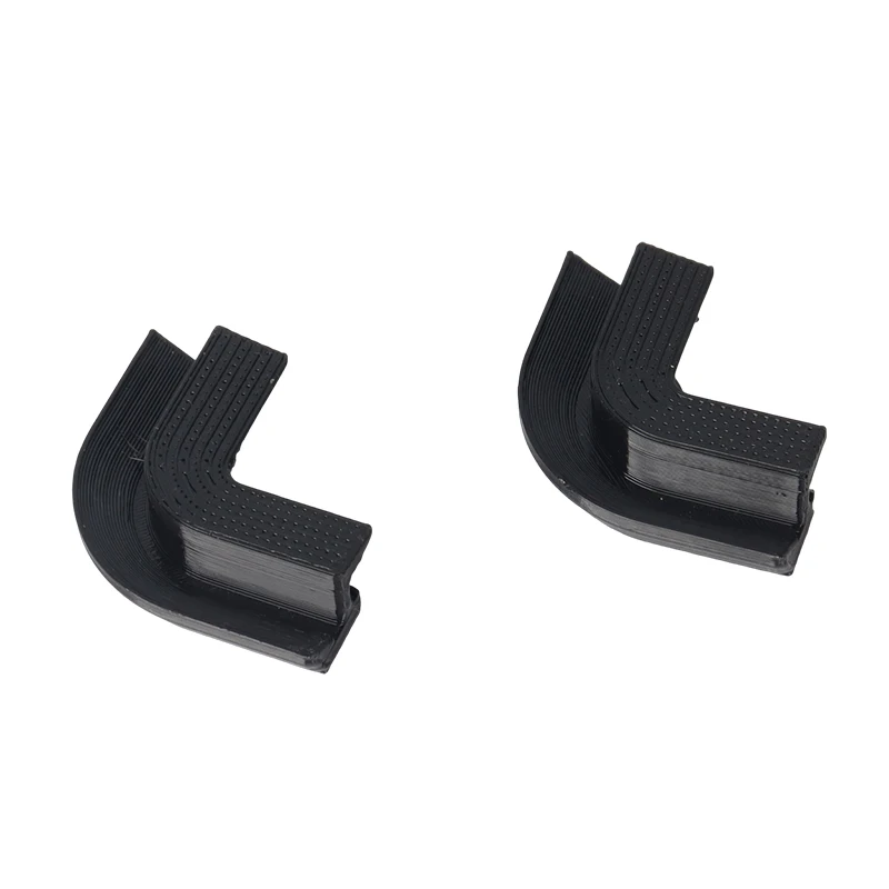 1pair High-Quality ABS Material Rear Window Seal Corners Black For BMW E36 Sedan 3 Series E36 Sedan/Saloon Models