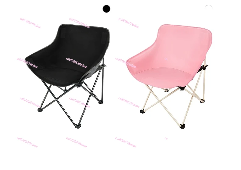 Outdoor Folding Chair Portable Moon Recliner Camping Chair Equipment Small Stool Maza Stool Fishing