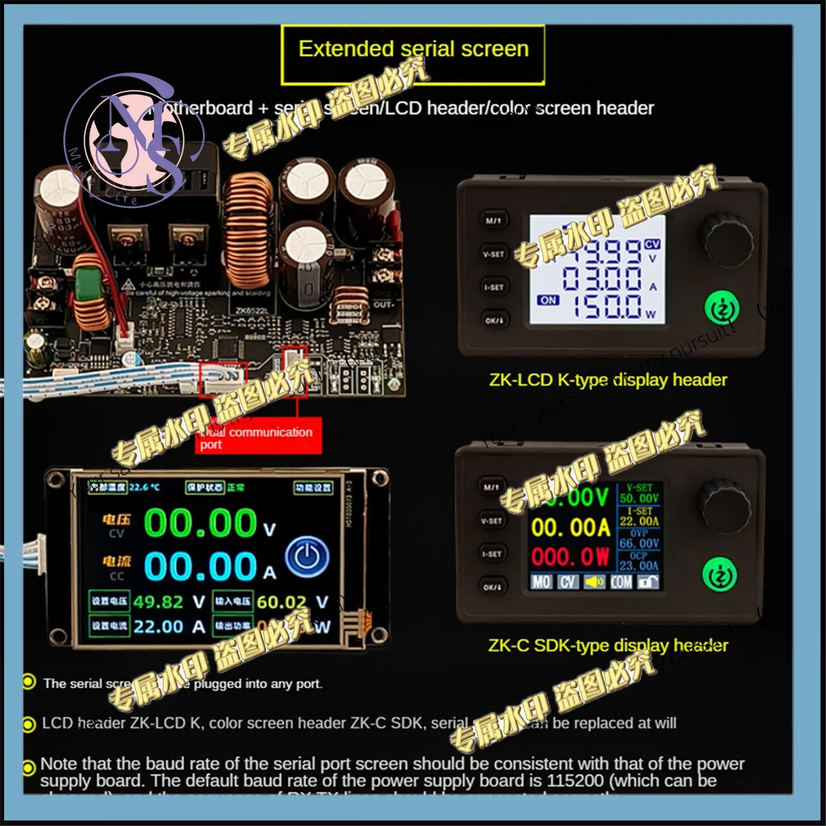 Suitable for ZK6522C numerical control step-down DC power supply, constant voltage constant current module 1430W