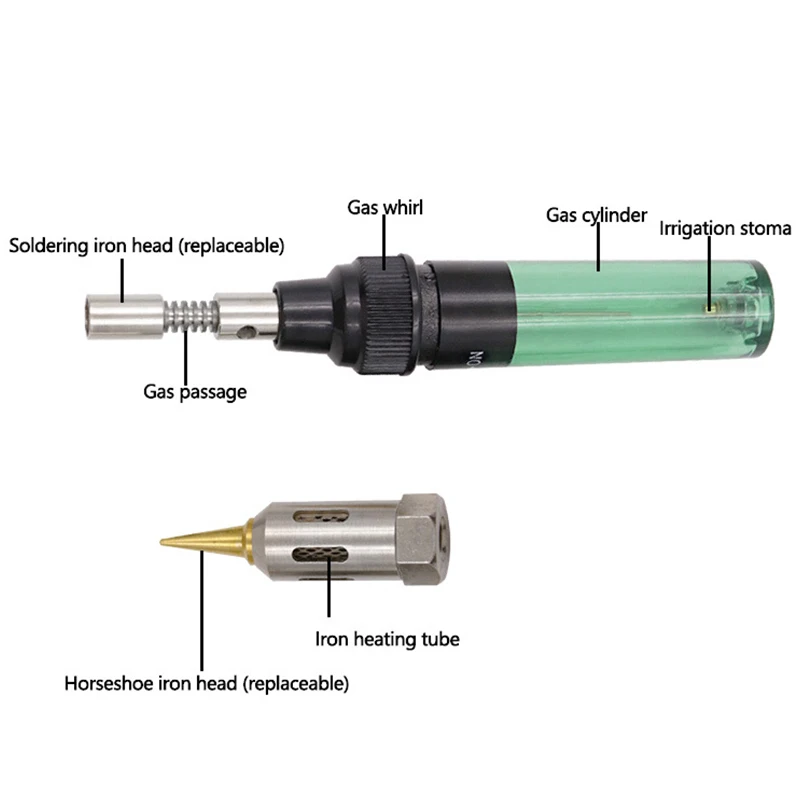 1300 Celsius Butane 3 In 1 Portable Soldering Iron Kit Welding Pen Burner Blow Torch Gas Soldering Iron Cordless Butane Tip Tool