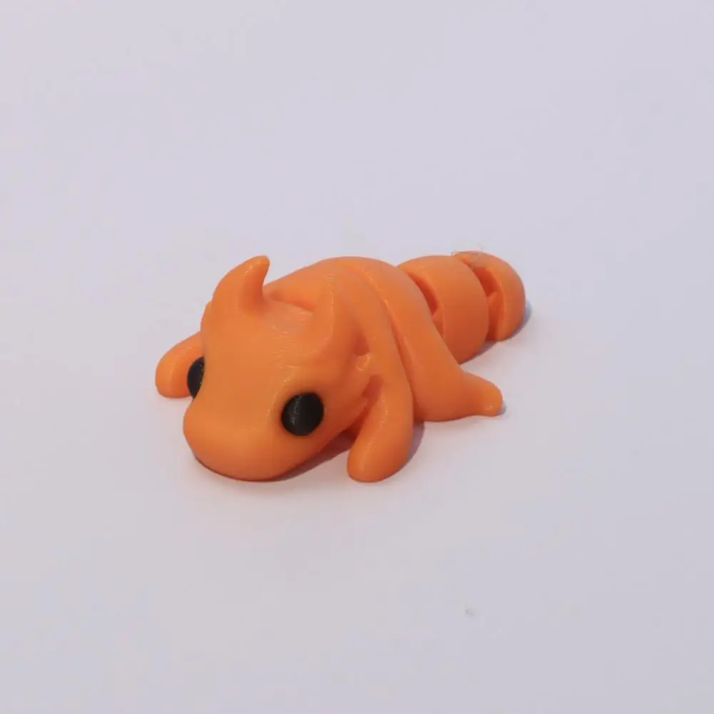 Small Toy 3d Printed Figurine Set Articulated Rabbit Bee Cat Frog Dinosaur Pig Models Mini Statue Fidget Toys for Home for Home