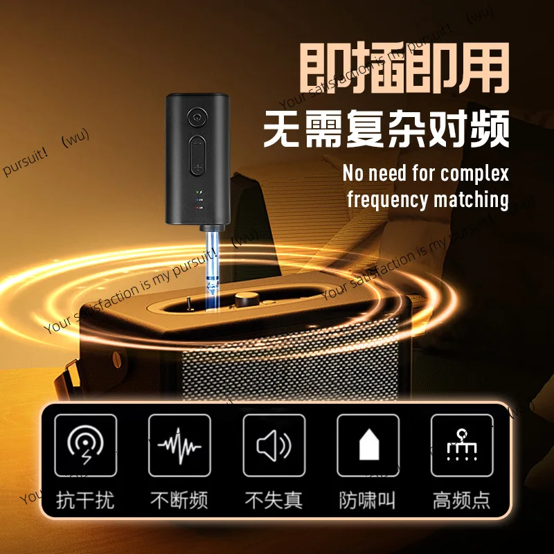 Wireless microphone one to two professional stage stereo home live sound card singing microphone