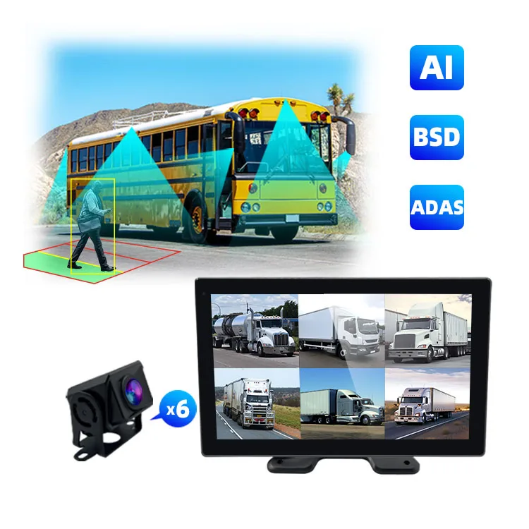 10 Inch Rear View BSD Monitor Truck Tarking System Car Electronic Devices Car Accessories Rear Monitor For Trucks Buses