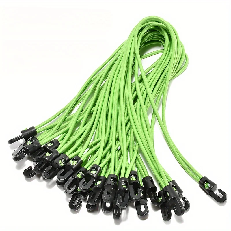 

5Pcs Universal Motorcycle Mini Luggage Rope With Hook 4-12mm Bicycle Motorcycle Latex Strapping Elastic Rope Storage Accessories