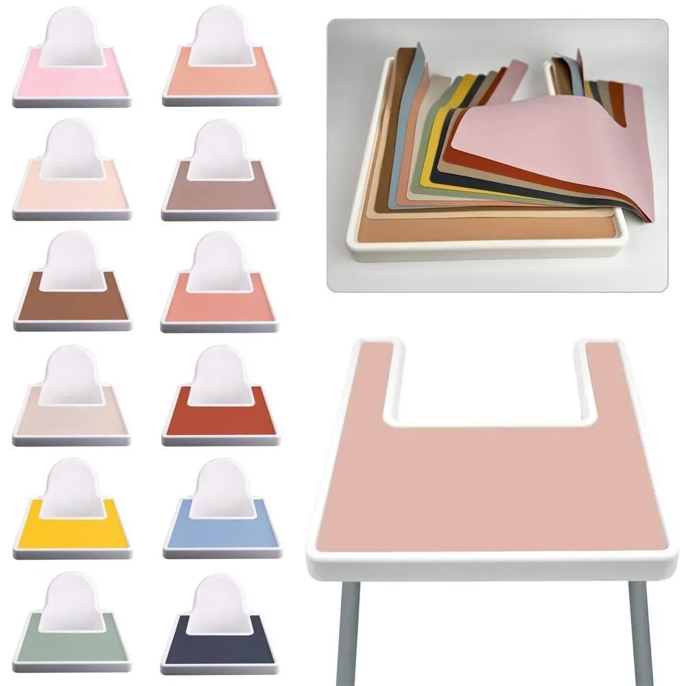 Accessoires Antislip kinderstoel placemat Grote zachte kinderstoel placemats Waterdichte siliconen placemats