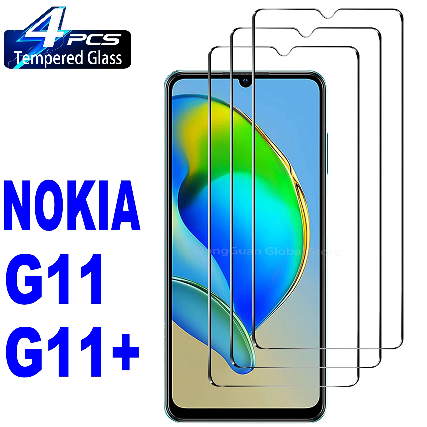 

2/4 шт. закаленное стекло для Nokia G11 C11-Plus Защитная стеклянная пленка для экрана