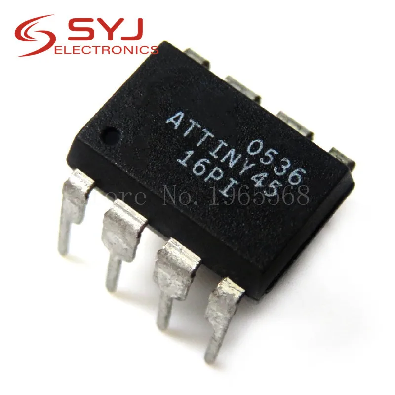 ATTINY45-20PU ATTINY45 DIP-8, ATTINY45-16PI, 1 ud./lote, en Stock