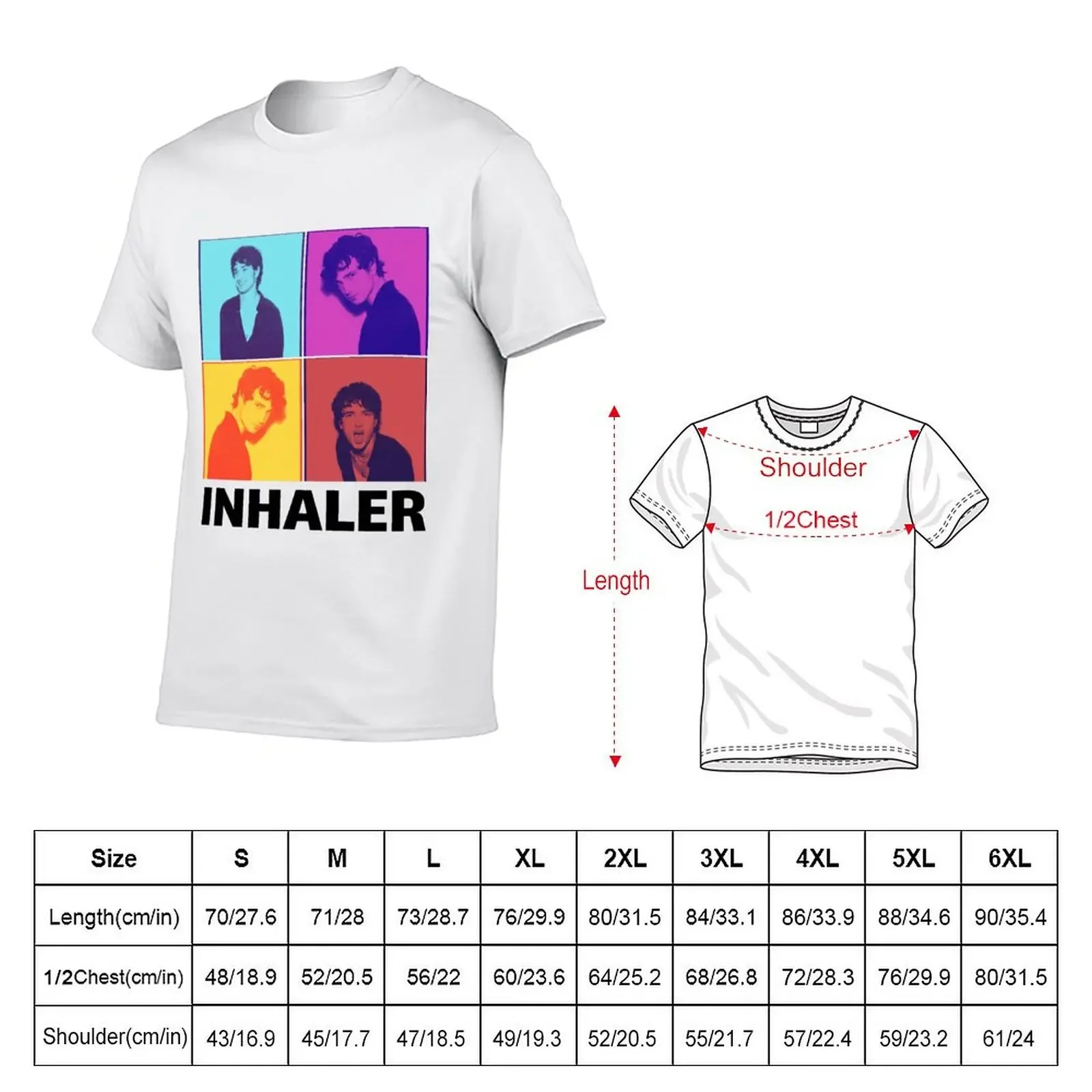 inhaler band T-Shirt heavyweights summer top blanks men graphic t shirts