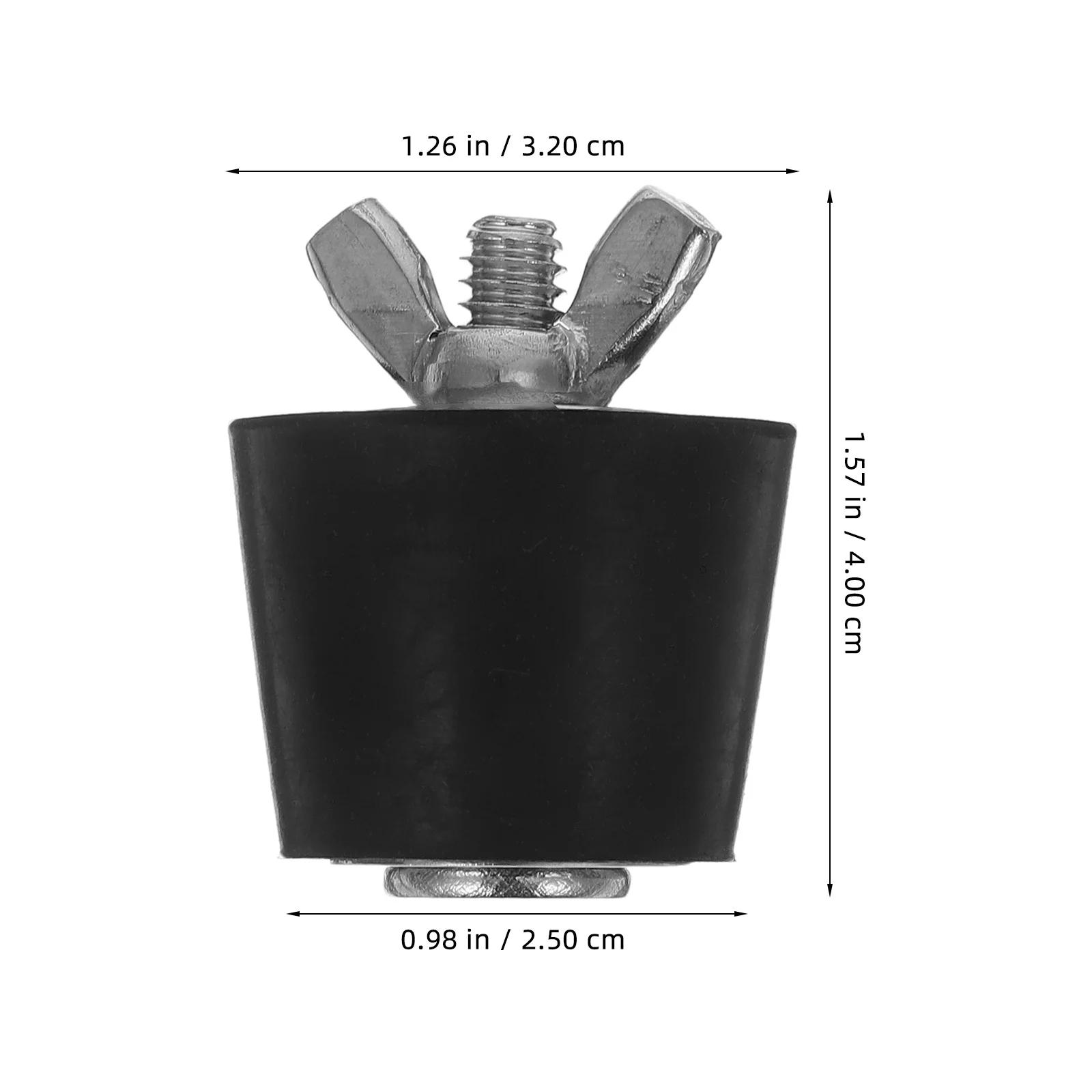 1pc Drain Plug 32mm Pool Plugs Rubber Expansion Replacement Stoppers Winterizing Spa Accessories Leak Proof Threaded Design