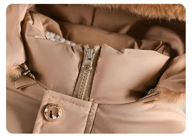 Autumn Winter Girls Jacket Keep Warm Hooded Windproof Outerwear Birthday Christmas Girls Coat 4 5 6 7 8 9 10 Years Kids Clothes