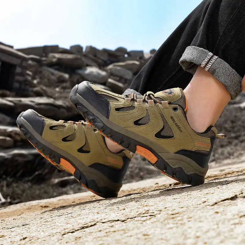 Non-slip Sole Does Not Slip Running Shoes For Men Loafers Original Men's Sports Tennis Sneakers Orange College Topanky