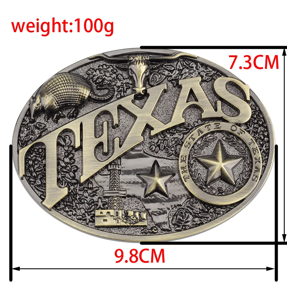 Bronze Texas Bull Belt Buckle  The Factory Produces 500 Products