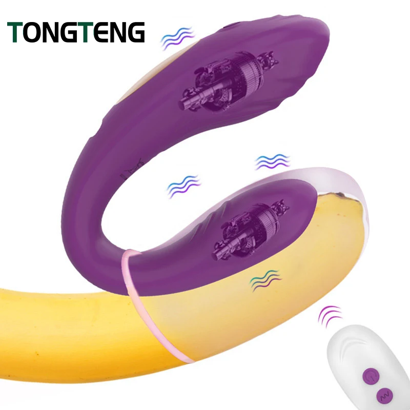 Female Wireless Remote Control Vibrator Clitoral Stimulator G-Spot Dual Motor Wearable Dildo Vibrator Silent Sex Toys