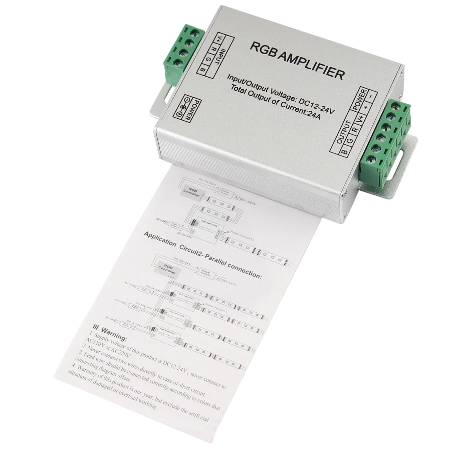 DC 12V LED Streifen Verstärker RGBW RGB Controller Verstärker Ausgang RGBW RGB LED Controller Streifen Power Repeater Konsole Controller