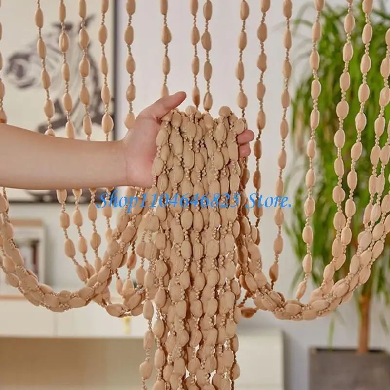 Decorative Polyester Beaded Fringes Tassels Door Curtain For Banquets Ceremony Backdrops Quick Installation Design
