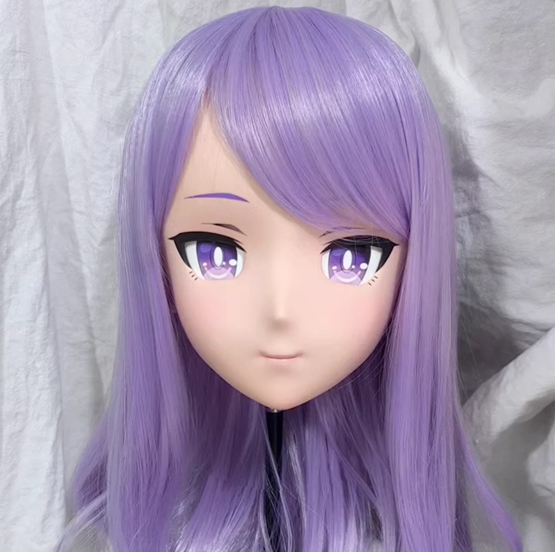 

(GLA005)Customize Character Crossdressing Female/Girl Resin Full/Half Head With Lock Anime Cosplay Japanese Anime Kigurumi Mask