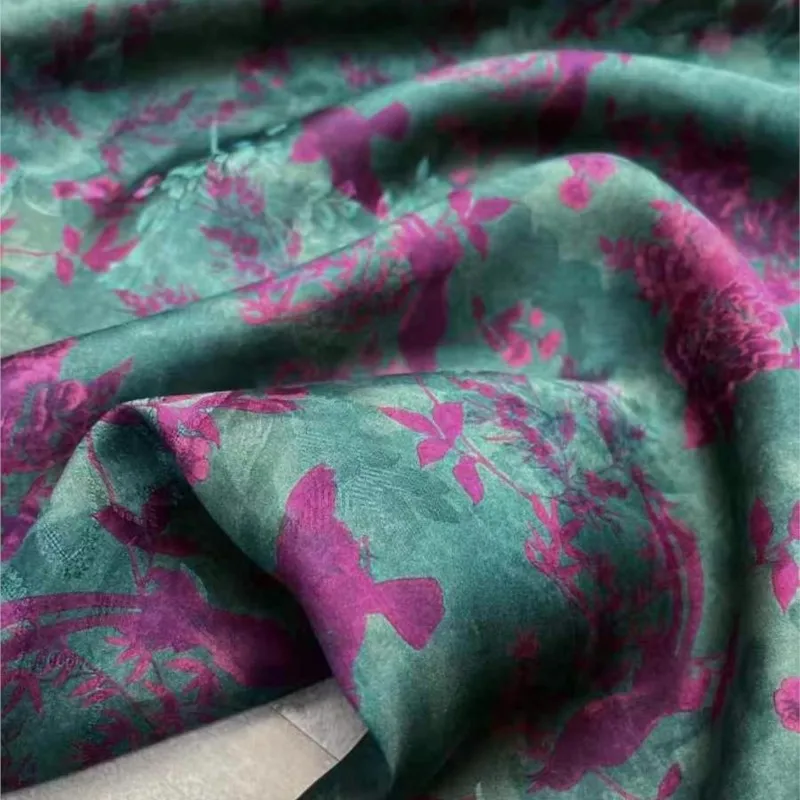 Nuevo vestido superior de media falda de estilo chino de gasa de seda y tela roja hecho a medida de alta gama