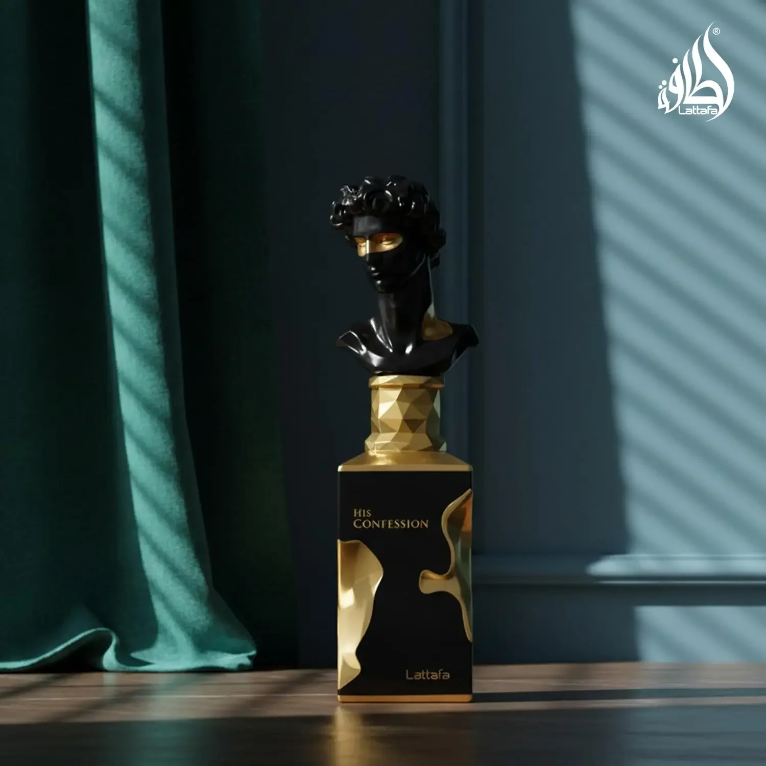 Lattafa His Confession EDP للرجال 3.4 أونصة/100 مل - كولونيا وودي سبايسي كهرمان طويل الأمد، هدية العيد #6