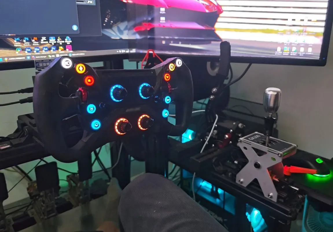 Simulated Racing Car Dual-mode Shift Fork Gear H Gear Sequential Shifter Two In One For FANATEC Thrustmaster Logitech - Image 2