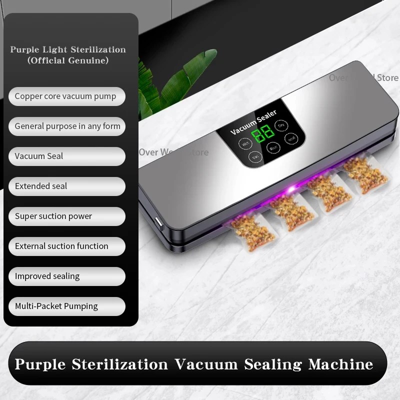 Household vacuum sealing machine cutting knife vacuum preservation machine small sealing machine food plastic sealing machin image 3