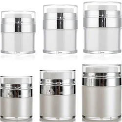 15g/30g/50g/100g Empty Airless Pump Jar Reusable Acrylic Vials Vacuum Bottle Portable Travel Container For Cosmetic Cream Lotion