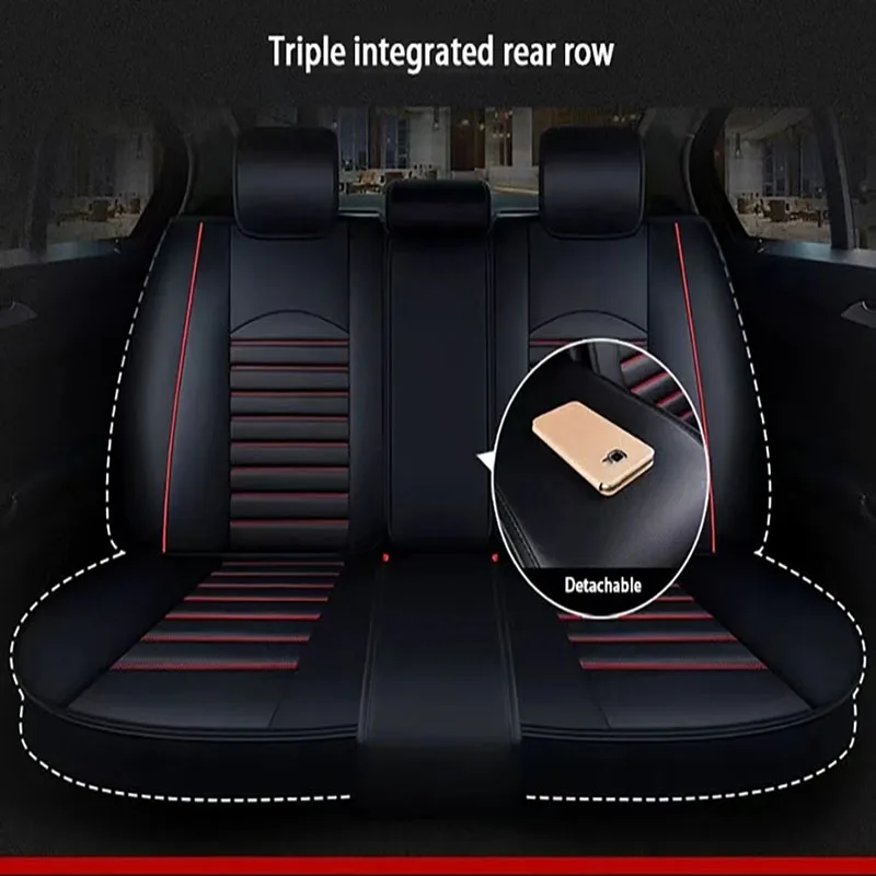 Universal Leather car seat covers For Maserati Ghibli GranTurismo EV Grecale Levante all car model accessories Vehicle supplies