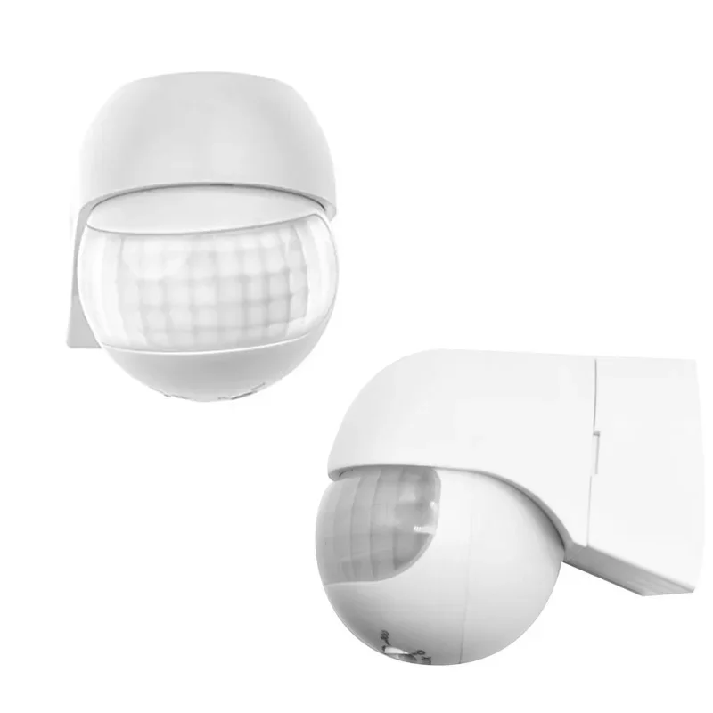 Motion Detector Automatic Infrared PIR Sensor Motion Sensor 110v~230v 180 Degree Rotating Outdoor Timer Light Switch