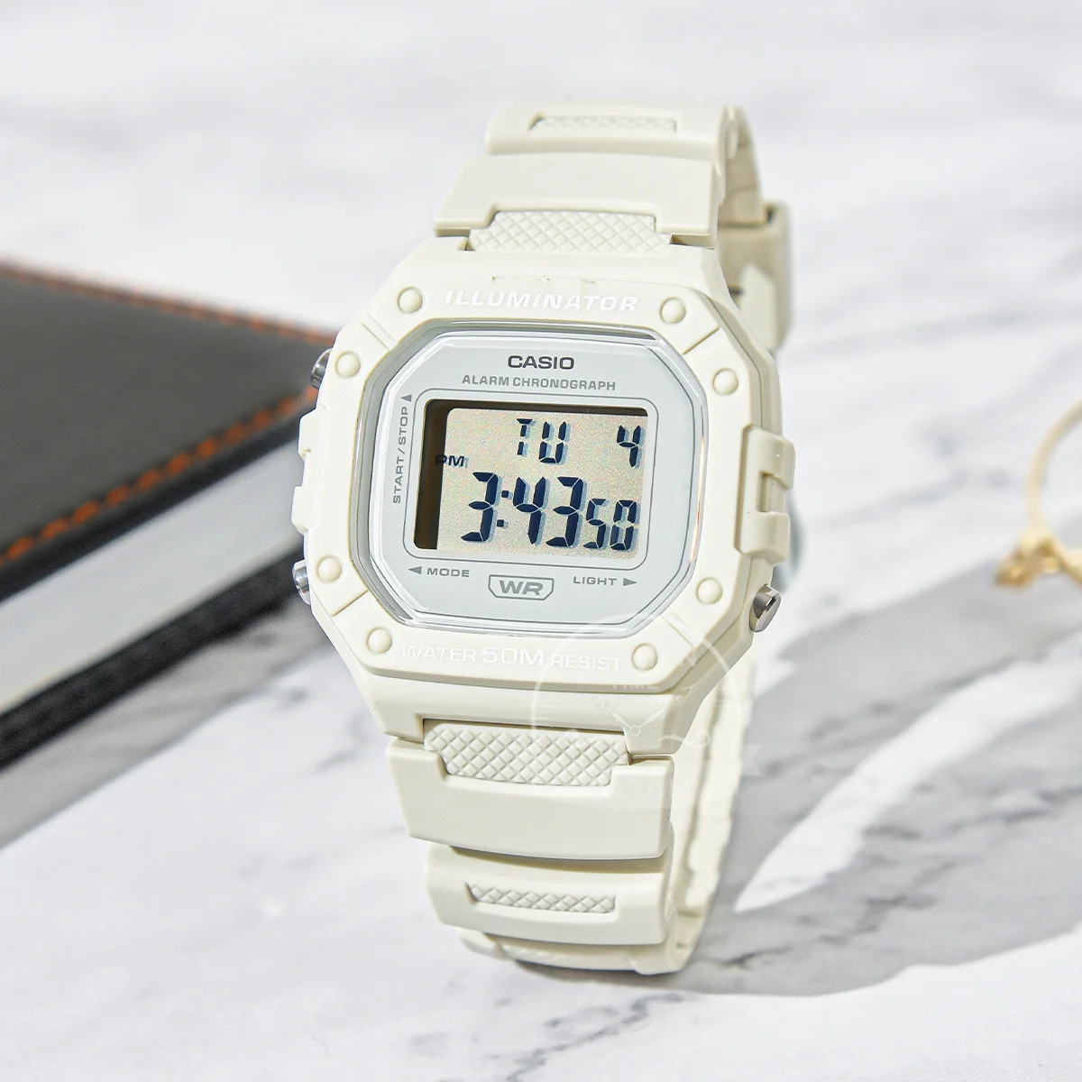 ساعة كاسيو مجموعة فاخرة من الساعات الرقمية العسكرية relogio شحن مجاني W-218HC-8A