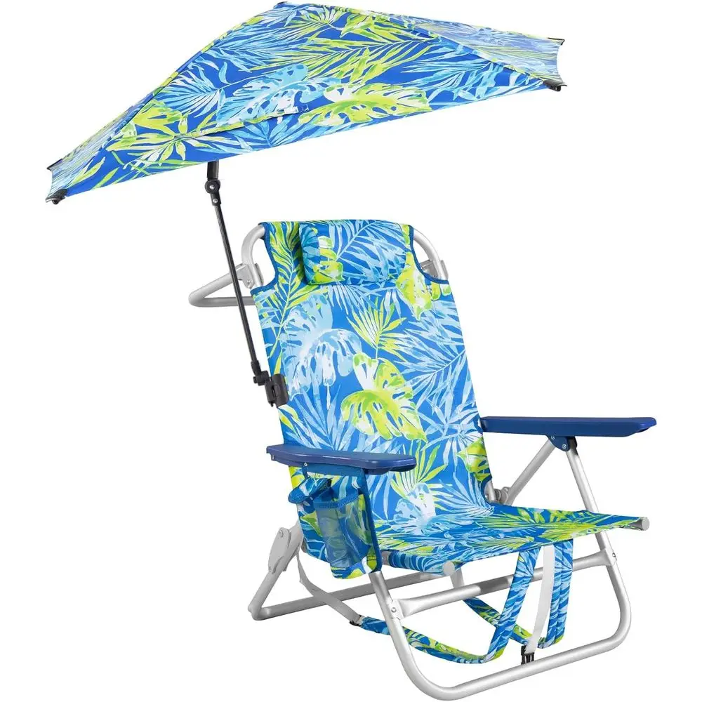 

Portable Beach Chairs with Storage, Cup Holder, and Towel Rack for Relaxed Seaside Leisure