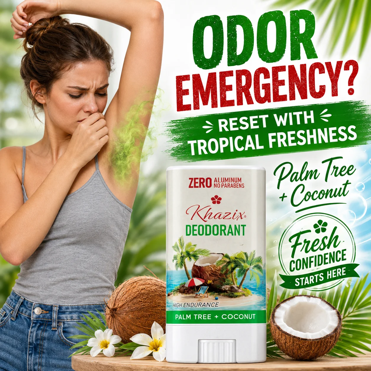 Underarm Deodorant Stick|Dual-Active Odor Fighting Formula|Shea Butter & Essential Oils Infused|Gentle Long-Lasting Freshness.Bo