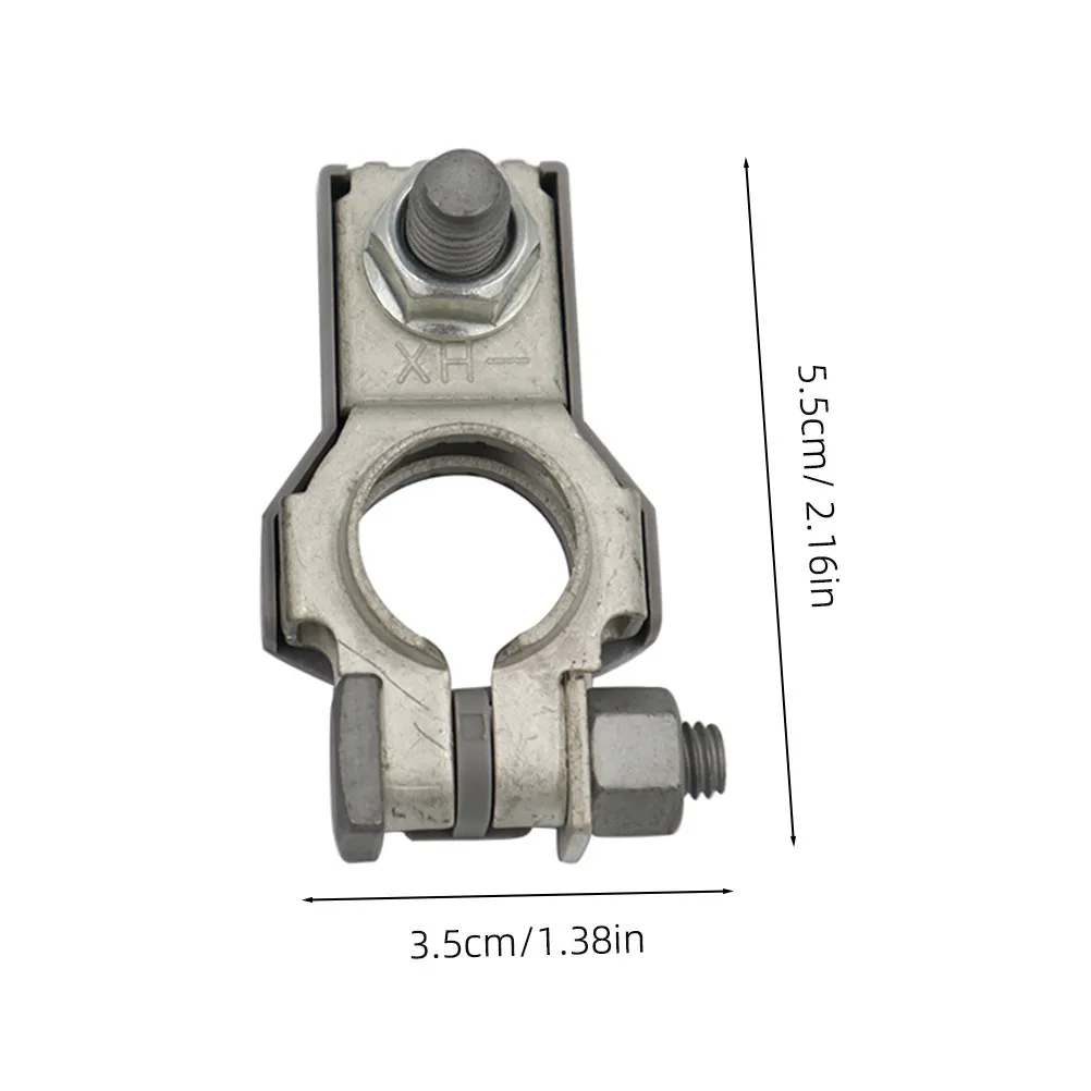 M8 Car Battery Terminal Nut with Plastic Base, 15–17mm Corrosion-Resistant Automotive Battery Clamp Connector