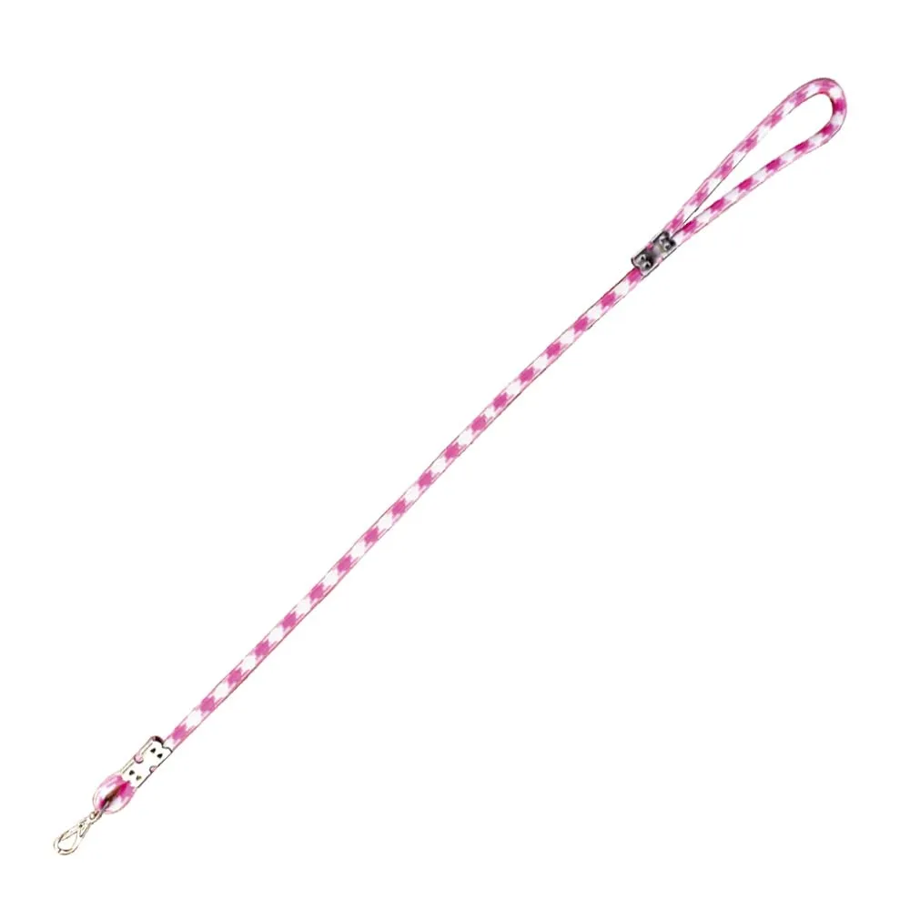 GUIA DE CORDA ROLIÇA GROSSA 60 CM ROSA - 16 mm - FURACAO PET