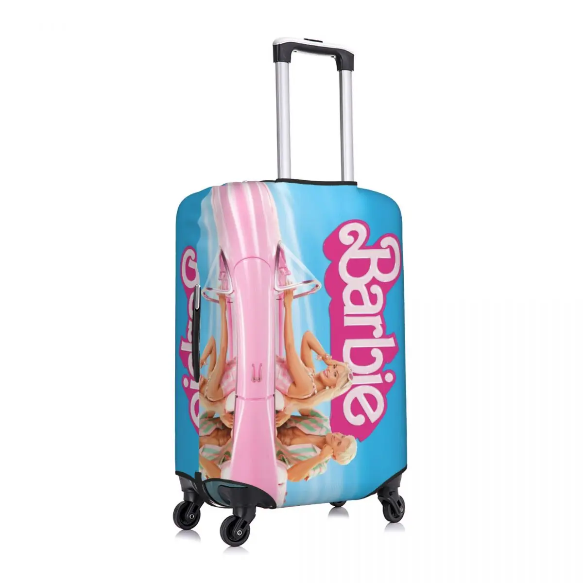 Custom Barbie Luggage Cover Protector Funny Travel Suitcase Covers for 18-32 Inch