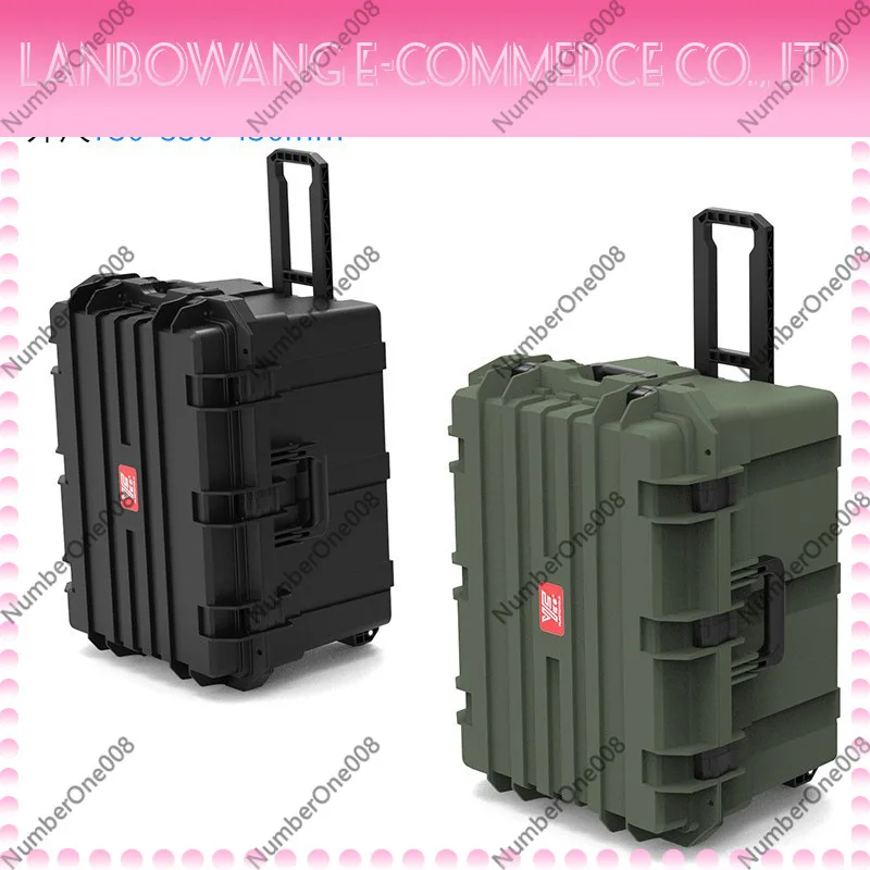 YF-6548 Rolling Hard Case with Trolley Shockproof Waterproof Protective Box for Drone Instrument