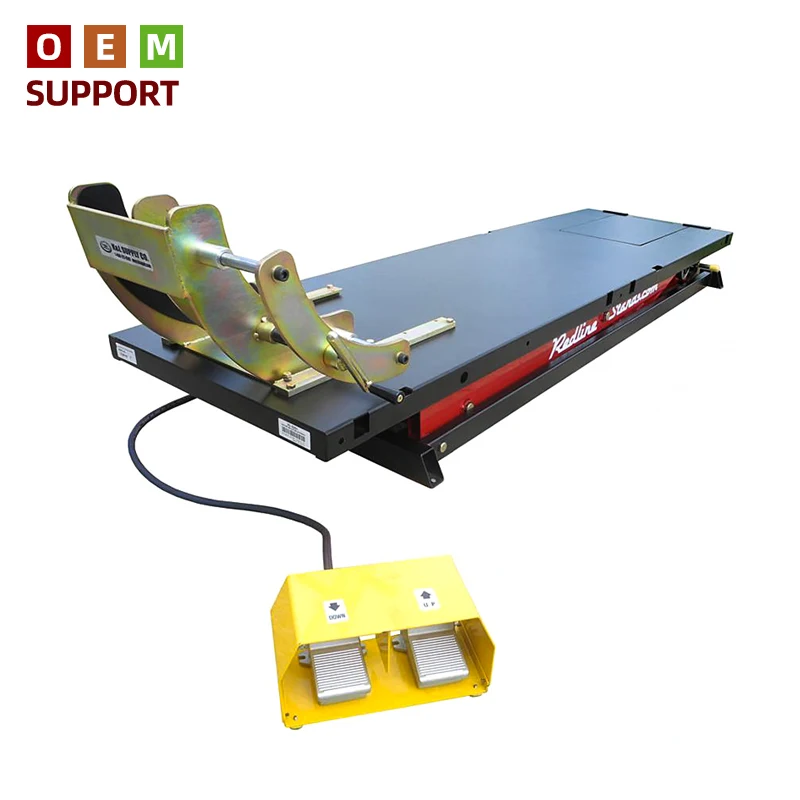 KARLION GSR-500K 500kg Scissor Hydraulic & Pneumatic Motorcycle Lift Table with CE Certification 10-Year Lifetime