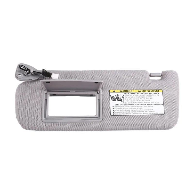 X39A-لشركة هيونداي سوناتا 2006- 2010 1 مجموعة سيارة داخل حاجب من الشمس 852013K010QS 852023K000QS قماش رمادي