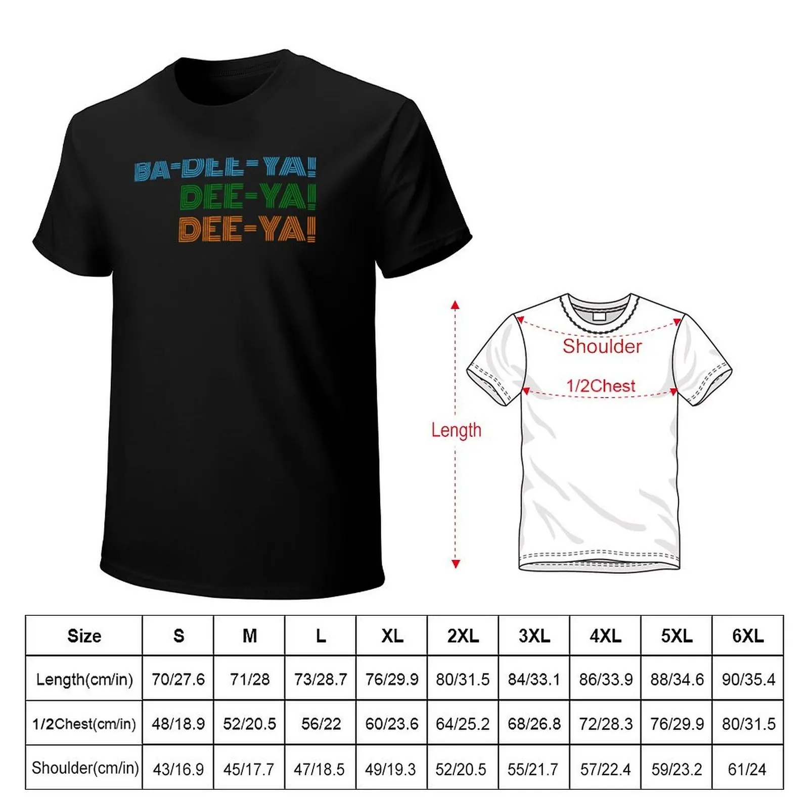 BA-DEE-YA T-Shirt Aesthetic clothing oversized mens workout shirts