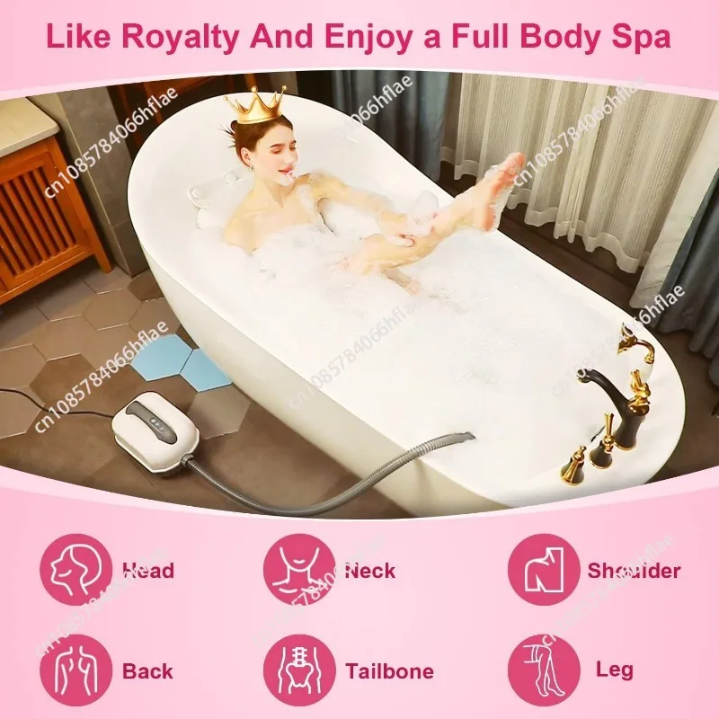 New Electric Bathtub Bubble Massage Mat Waterproof Anti-slip Body Spa Home Full Body Massage Bathtub Bubble Machine SPA