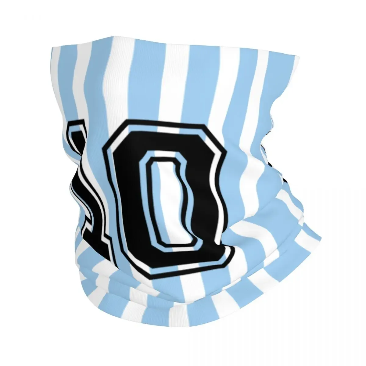 Number 10 Ten Bandana Neck Gaiter for Ski Cycling Women Men Wrap Scarf Argentinian Soccer Argentina Flag Balaclava Warmer